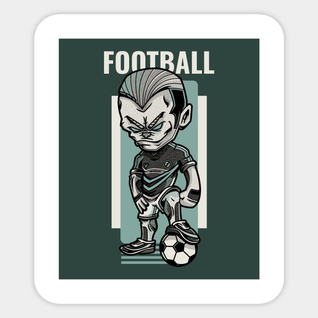 Football Player Sticker by Sabahmd